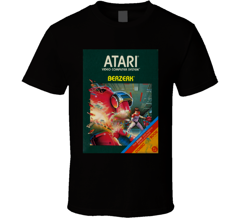 Berzerk Vintage Atari Video Game Box Cool T Shirt Berzerk Vintage Atari Video Game Box Cool T Shirt