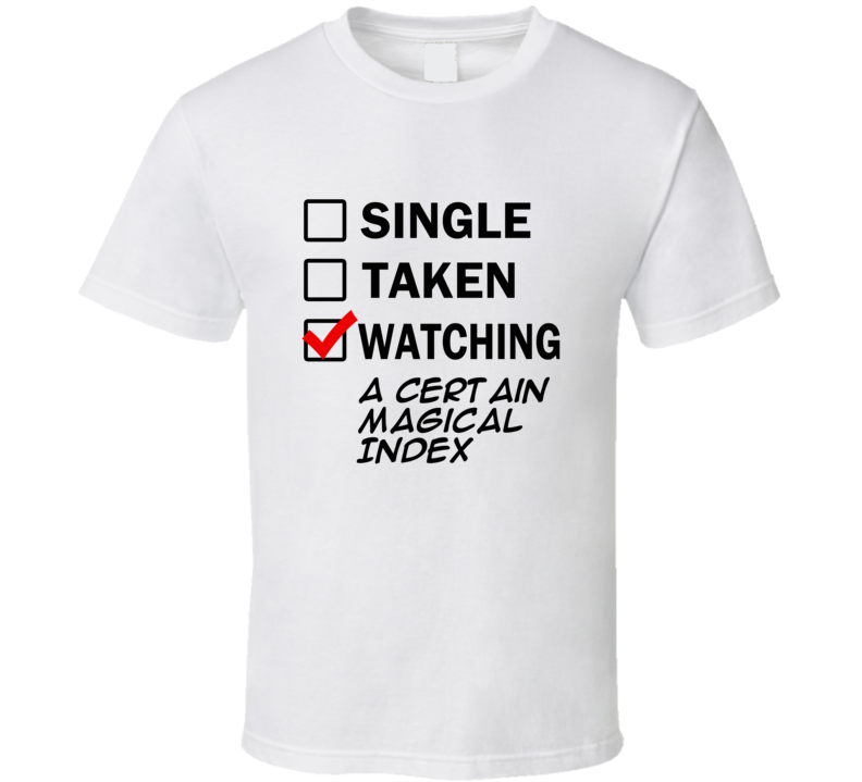 Life Is Short Watch A Certain Magical Index Anime TV T Shirt Life Is Short Watch A Certain Magical Index Anime TV T Shirt