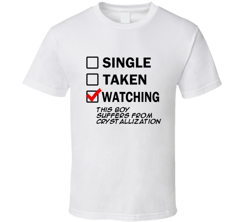 Life Is Short Watch This Boy Suffers from Crystallization Anime TV T Shirt Life Is Short Watch This Boy Suffers from Crystallization Anime TV T Shirt