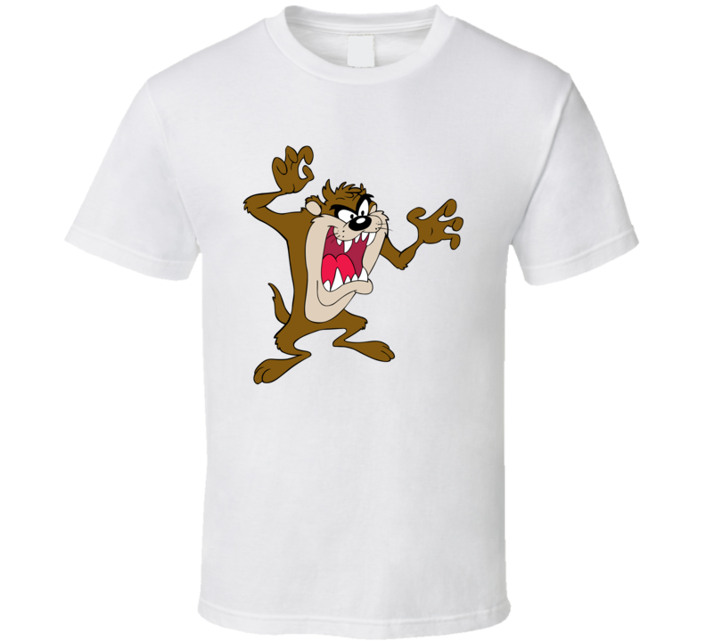 The Tasmanian Devil Looney Toons Retro Tv Show Cartoons  T Shirt