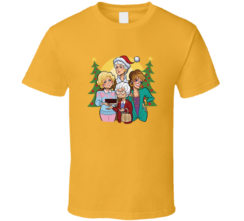 Golden Girls Group Christmas Family Holiday T Shirt