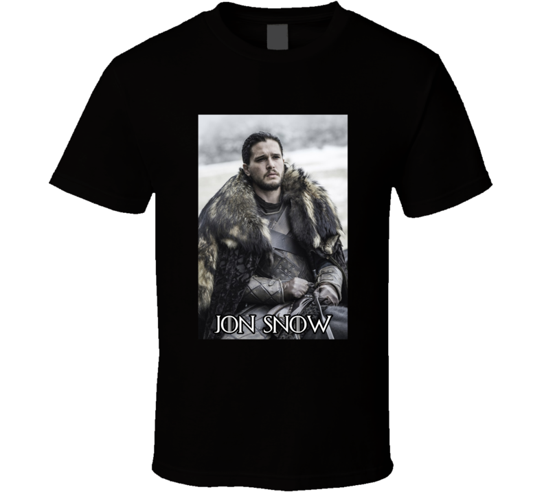 Jon Snow Game Of Thrones Character  T Shirt