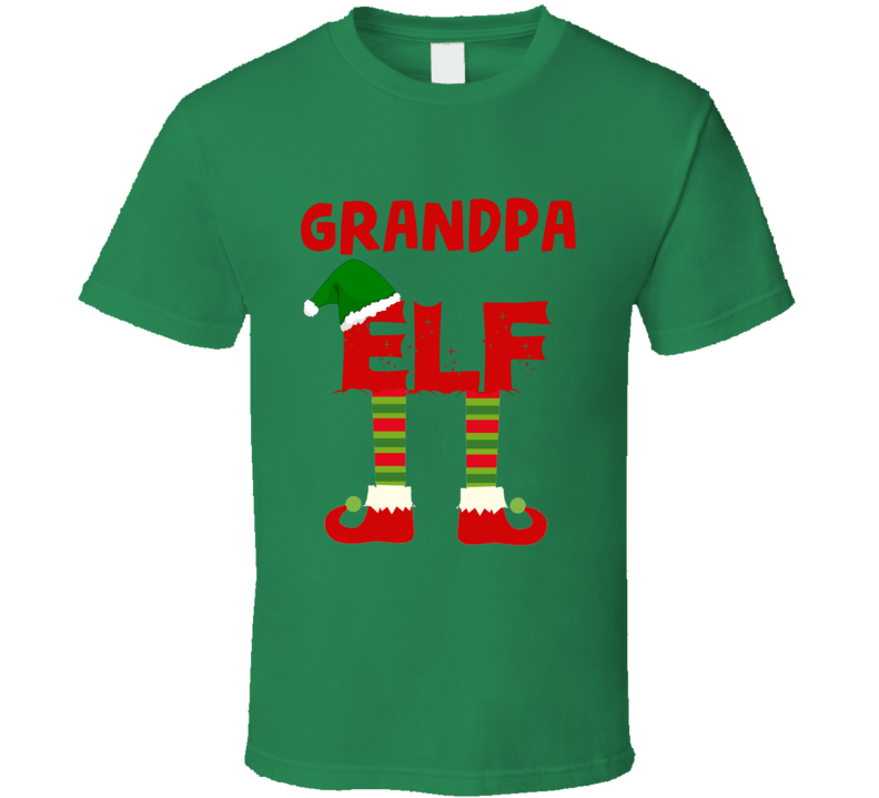grandpa Elf Christmas Holiday Personalized T Shirt grandpa Elf Christmas Holiday Personalized T Shirt