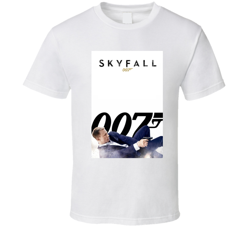 Skyfall 007 Movie Cover  T Shirt