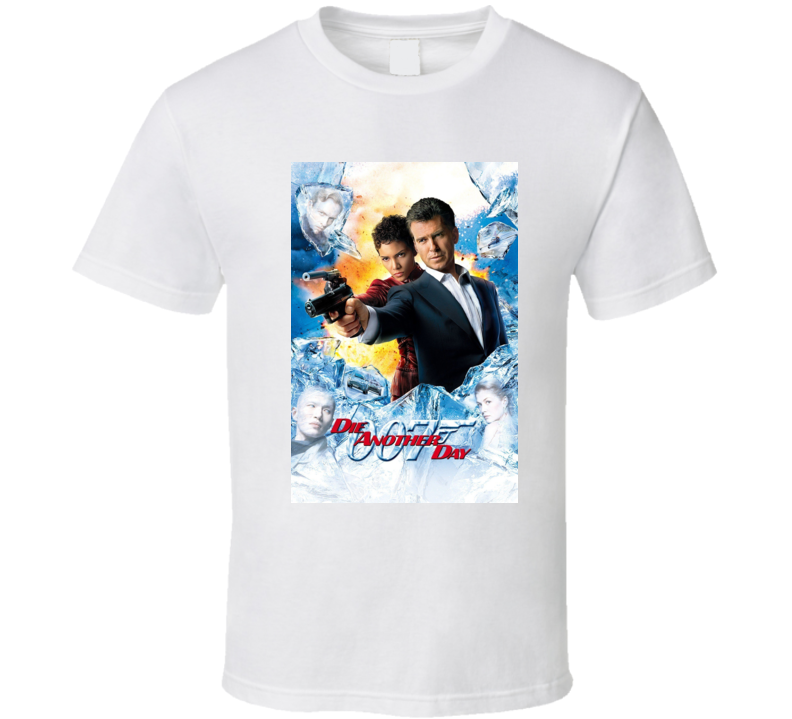 Die Another Day 007 Movie Cover T Shirt Die Another Day 007 Movie Cover T Shirt