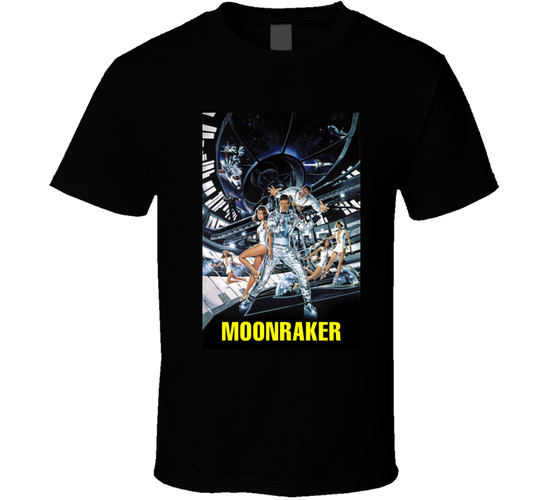 Moonraker 007 Movie Cover  T Shirt
