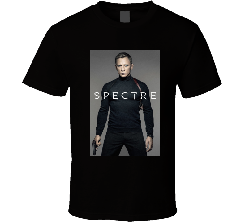 Spectre 007 Movie Cover T Shirt Spectre 007 Movie Cover T Shirt