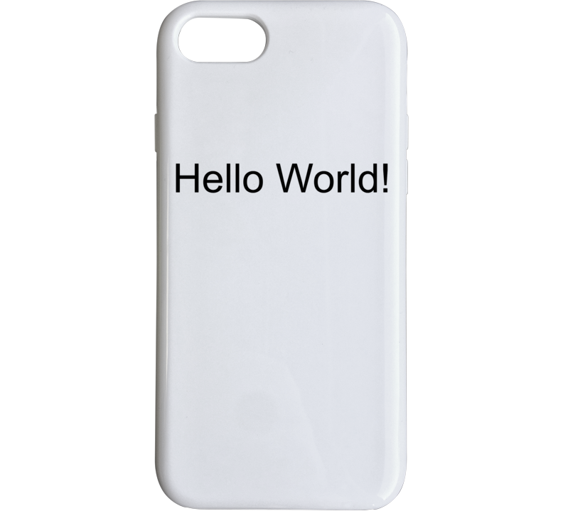 Hello World! Phone Case