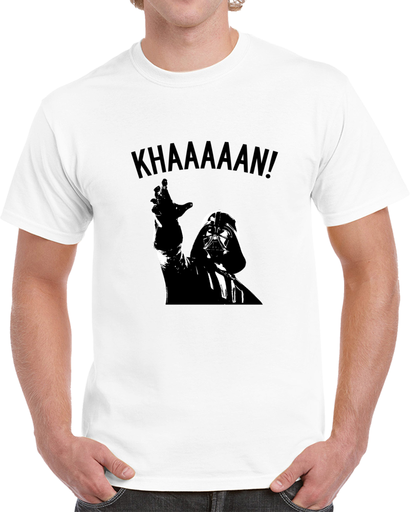 Khaaaan! Darth Vader Inaccurate Movie Portrayals Star Wars Star Trek Clever T Shirt