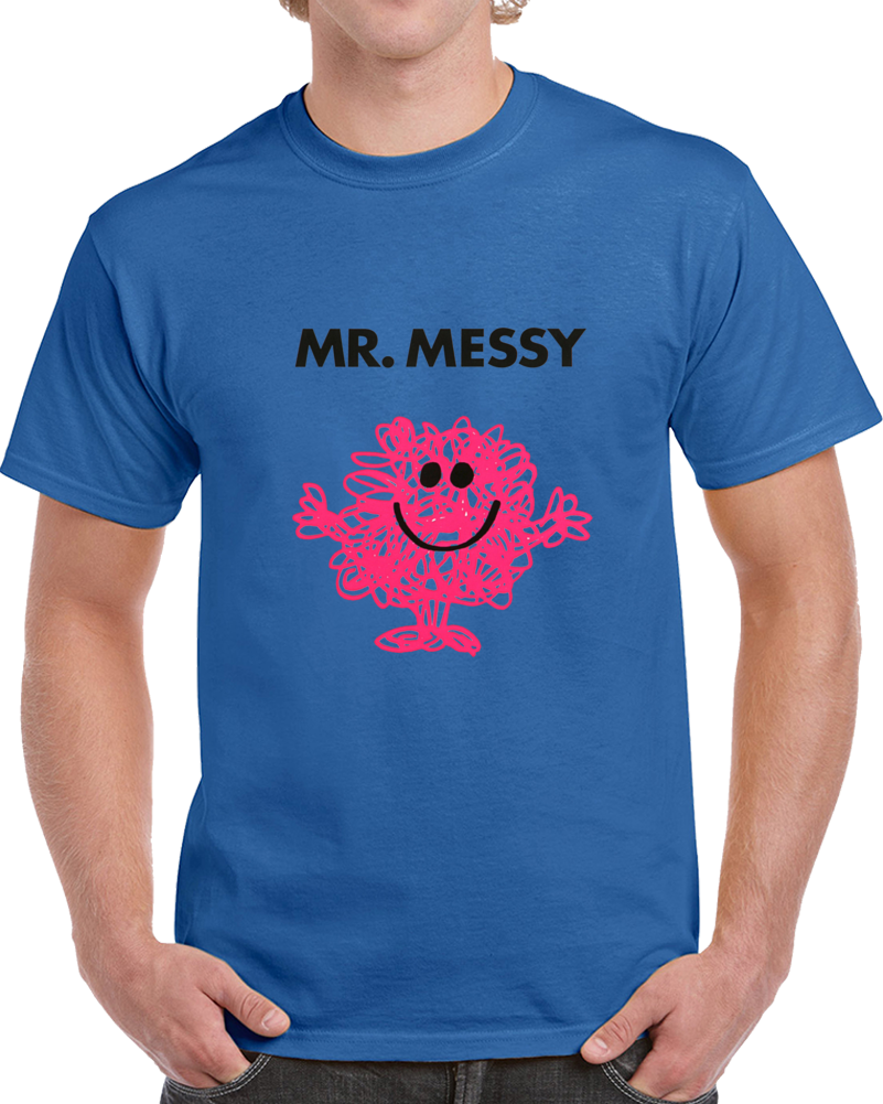 Mr Messy Character From Mr Men Book Series Fan T Shirt