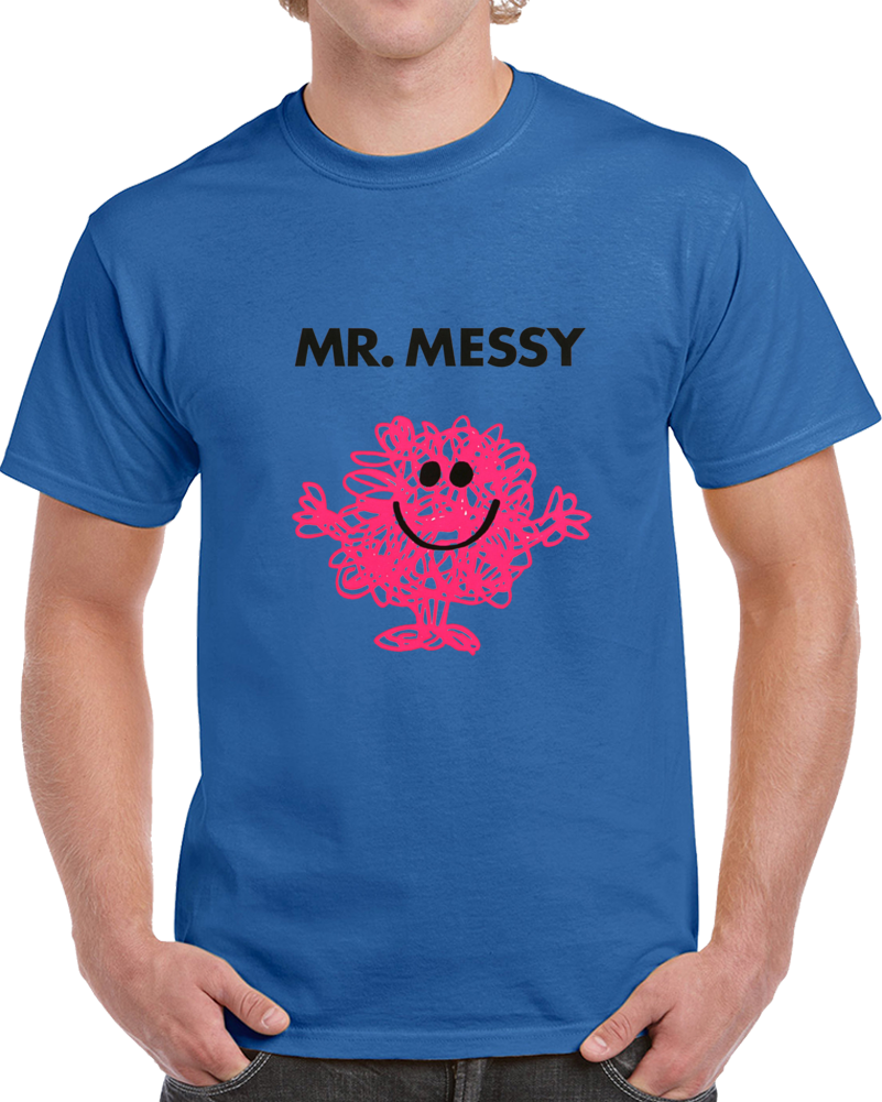 Mr Messy Character From Mr Men Book Series Fan T Shirt Mr Messy Character From Mr Men Book Series Fan T Shirt