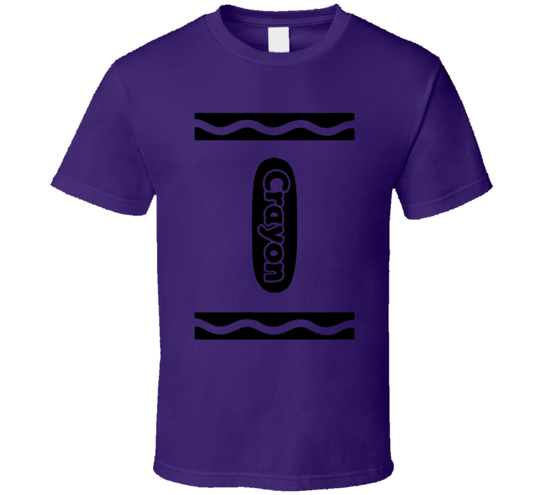 Crayola Purple Halloween Costume T Shirt