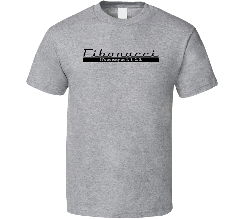 Fibonacci Its As Easy As 1 1 2 3 T Shirt Fibonacci Its As Easy As 1 1 2 3 T Shirt