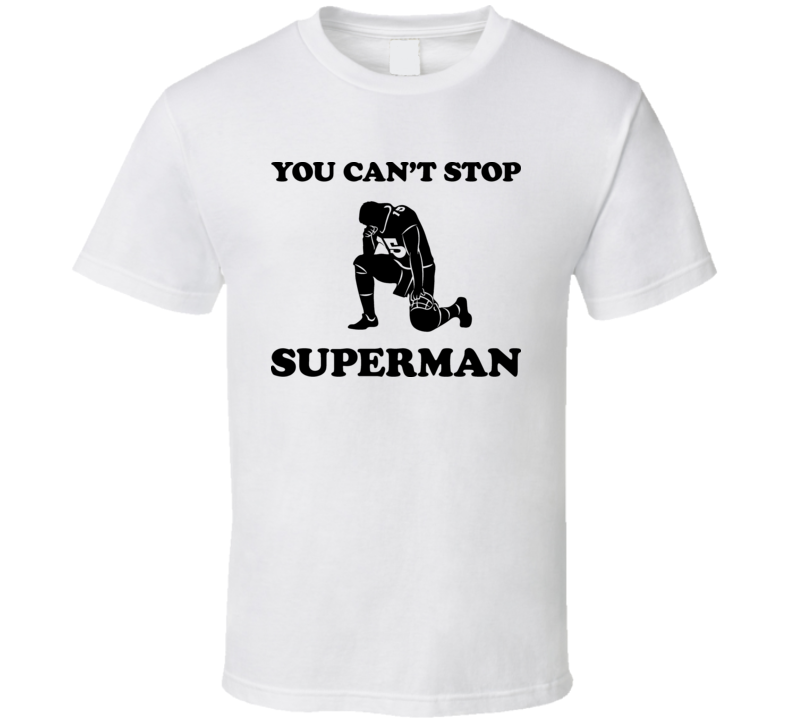 Tim Tebow Tebowing You Cant Stop Superman Football T Shirt