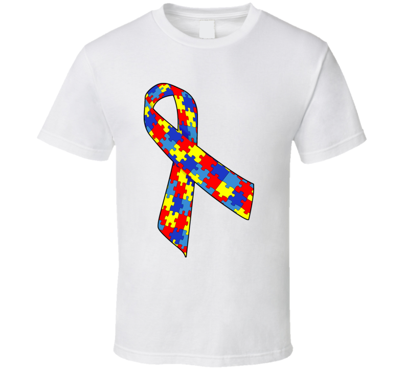 Autism Ribbon Puzzle Piece T Shirt