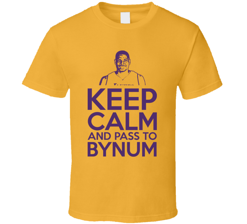 Andrew Bynum Keep Calm Los Angeles Basketball T Shirt