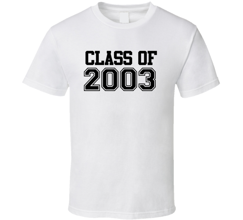 Class of 2003 Reunion School Pride Collage T Shirt