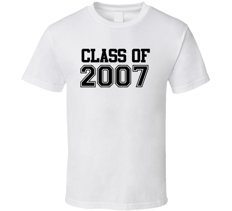 Class of 2007 Reunion School Pride Collage T Shirt