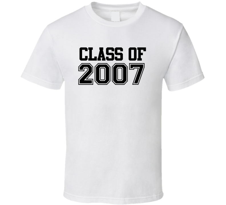 Class of 2007 Reunion School Pride Collage T Shirt Class of 2007 Reunion School Pride Collage T Shirt