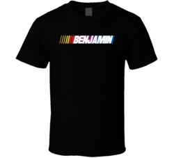 Benjamin Nascar Driver Custom Last Name Special T Shirt 10395863
