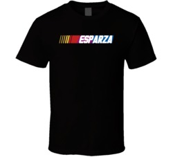 Esparza Nascar Driver Custom Last Name Special T Shirt 10396339