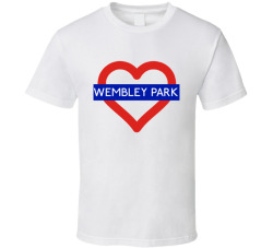 Love London Underground Tube Wembley Park Heart Design England T Shirt 31555814