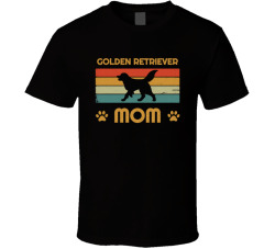 Golden Retriever Mom T Shirt Popular Dog Breed Mothers Day Gift Present For Women