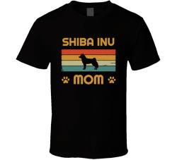 Shiba Inu Mom T Shirt Popular Dog Breed Mothers Day Gift Present For Women