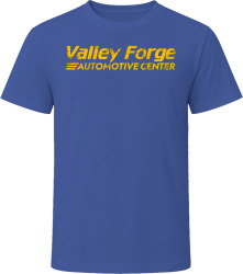 Valley Forge Automotive Center Wheels And Tires Logo T Shirt