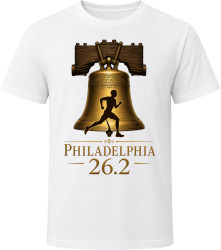 Philadelphia 26.2 Liberty Run T Shirt