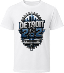 Detroit 26.2 Motor City Run T Shirt