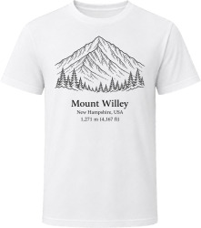 Mount Willey New Hampshire Nature T Shirt