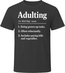 Adulting Definition Funny Gen Z Gift T Shirt