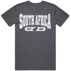 SOUTH AFRICA Collegiate Arch. Vintage Varsity Regional Pride T Shirt