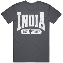 INDIA Collegiate Arch. Vintage Varsity Regional Pride T Shirt