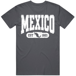MEXICO Collegiate Arch. Vintage Varsity Regional Pride T Shirt