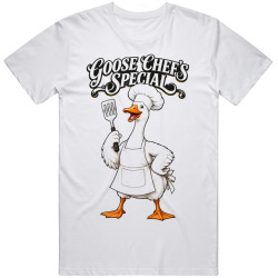 Goose Chef's Special. Culinary Vector Art T Shirt