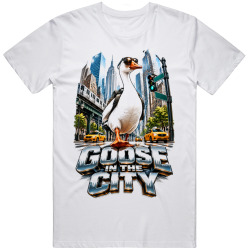 Goose in the City. Urban Adventure T Shirt