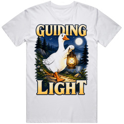 Goose with a Lantern. Guiding Light T Shirt