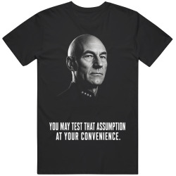 You May Test That Assumption Patrick Portrait T Shirt