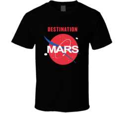 Destination Mars NASA Buzz Space Travel Planetary T Shirt 19102747