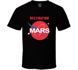 Destination Mars NASA Buzz Space Travel Planetary T Shirt 19102747