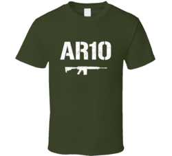 Ar10 Assult Rifle Military Distressed T Shirt 23293290
