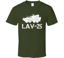 United States LAV-25 Light Armored Vehicle Tank Military T Shirt 30619229