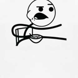 Cereal Guy Rage Comic 4chan Meme Funny T Shirt 1000170