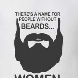 There's A Name For People Without Beards Women Funny Man Shirt 1032801