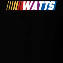 Watts Nascar Driver Custom Last Name Special T Shirt 10393126