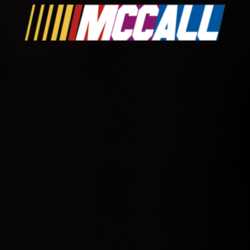 Mccall Nascar Driver Custom Last Name Special T Shirt 10395385