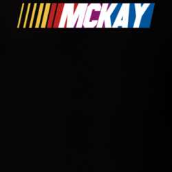 Mckay Nascar Driver Custom Last Name Special T Shirt 10395797
