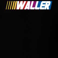 Waller Nascar Driver Custom Last Name Special T Shirt 10396024